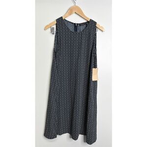 Halogen Dress Womens Polka Dot‎ Sleeveless A-Line Size Medium NWT